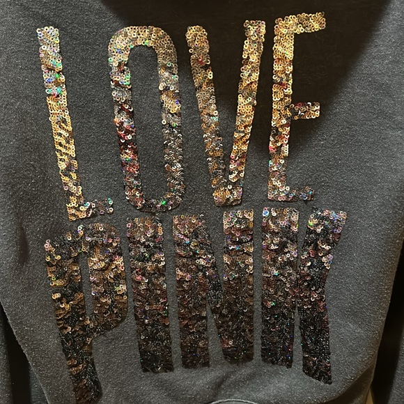 Pink Victoria Secret Bling Hoodie - Picture 3 of 6